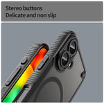Capa de telemóvel magnética Armor Glaze MagSafe, para iPhone 17 Pro Max, para iPhone 17 Pro, para iPhone 17, para iPhone Air