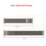 xDfind Umbrella Buckle Fine Mesh Milanese Stainless Steel Watch Band, For Apple Watch 46mm / 49mm / 45mm / 44mm Fine Mesh, For Apple Watch 42mm / 41mm / 40mm / 38mm Fine Mesh