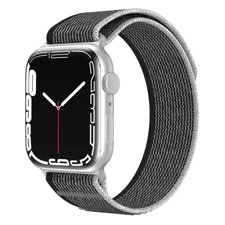 Bracelete de Relógio em Nylon com Loop de Duas Secções xDfind, Para Apple Watch 46mm / 49mm / 45mm / 44mm, Para Apple Watch 42mm / 41mm / 40mm / 38mm