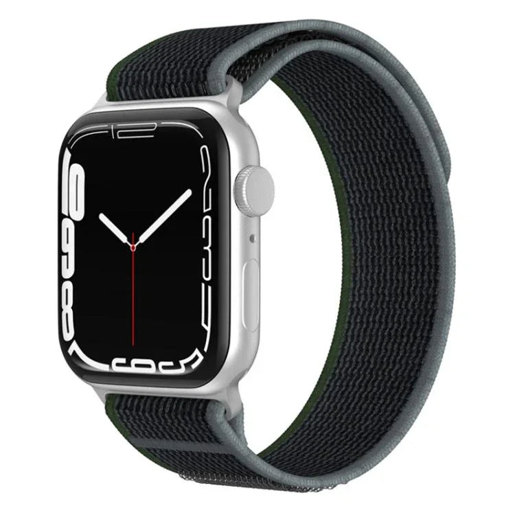 Bracelete de Relógio em Nylon com Loop de Duas Secções xDfind, Para Apple Watch 46mm / 49mm / 45mm / 44mm, Para Apple Watch 42mm / 41mm / 40mm / 38mm