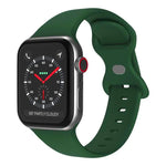 Bracelete de Relógio em Silicone com Fivela Borboleta xDfind, Para Apple Watch 46mm / 49mm / 45mm / 44mm, Para Apple Watch 42mm / 41mm / 40mm / 38mm