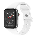 Bracelete de Relógio em Silicone com Fivela Borboleta xDfind, Para Apple Watch 46mm / 49mm / 45mm / 44mm, Para Apple Watch 42mm / 41mm / 40mm / 38mm