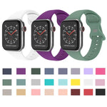 Bracelete de Relógio em Silicone com Fivela Borboleta xDfind, Para Apple Watch 46mm / 49mm / 45mm / 44mm, Para Apple Watch 42mm / 41mm / 40mm / 38mm