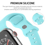 Bracelete de Relógio em Silicone com Fivela Borboleta xDfind, Para Apple Watch 46mm / 49mm / 45mm / 44mm, Para Apple Watch 42mm / 41mm / 40mm / 38mm