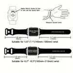 Bracelete de Relógio em Silicone com Fivela Borboleta xDfind, Para Apple Watch 46mm / 49mm / 45mm / 44mm, Para Apple Watch 42mm / 41mm / 40mm / 38mm