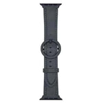 Bracelete de Relógio em Pele com Fivela Redonda xDfind, Para Apple Watch 46mm / 49mm / 45mm / 44mm, Para Apple Watch 42mm / 41mm / 40mm / 38mm