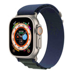Bracelete de Relógio em Nylon com Loop Aline xDfind, Para Apple Watch 46mm / 49mm / 45mm / 44mm, Para Apple Watch 42mm / 41mm / 40mm / 38mm