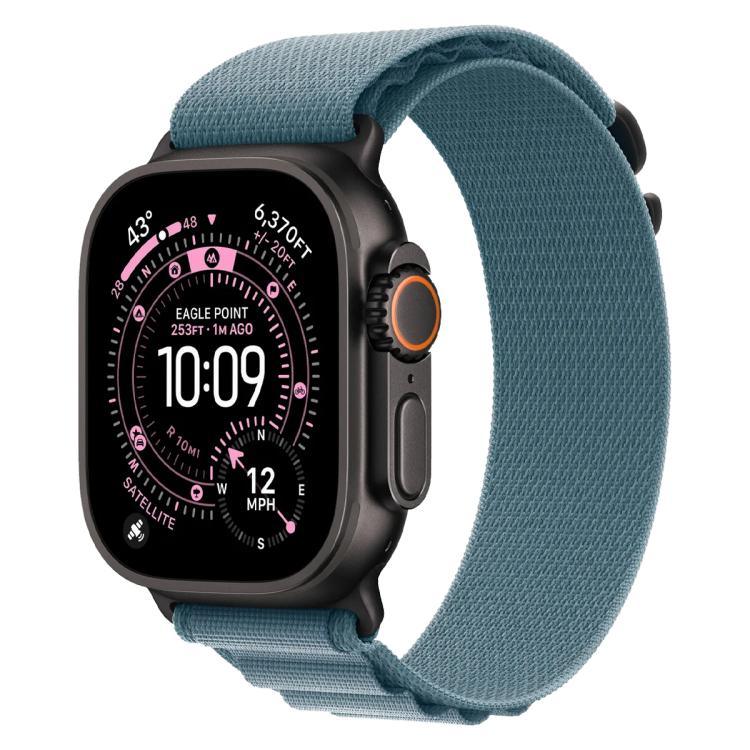 Bracelete de Relógio em Nylon com Loop Aline xDfind, Para Apple Watch 46mm / 49mm / 45mm / 44mm, Para Apple Watch 42mm / 41mm / 40mm / 38mm