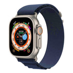 Bracelete de Relógio em Nylon com Loop Aline xDfind, Para Apple Watch 46mm / 49mm / 45mm / 44mm, Para Apple Watch 42mm / 41mm / 40mm / 38mm