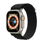 Bracelete de Relógio em Nylon com Loop Aline xDfind, Para Apple Watch 46mm / 49mm / 45mm / 44mm, Para Apple Watch 42mm / 41mm / 40mm / 38mm
