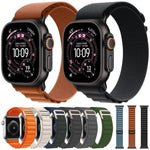 Bracelete de Relógio em Nylon com Loop Aline xDfind, Para Apple Watch 46mm / 49mm / 45mm / 44mm, Para Apple Watch 42mm / 41mm / 40mm / 38mm