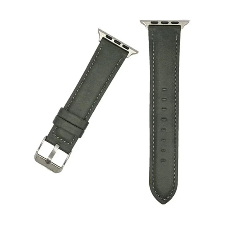 Bracelete de Relógio em Pele com Textura Crazy Horse xDfind, Para Apple Watch 46mm / 49mm / 45mm / 44mm, Para Apple Watch 42mm / 41mm / 40mm / 38mm