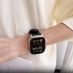 Bracelete de Relógio em Pele com Textura Crazy Horse xDfind, Para Apple Watch 46mm / 49mm / 45mm / 44mm, Para Apple Watch 42mm / 41mm / 40mm / 38mm