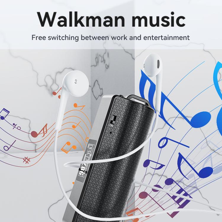Caneta Gravadora de Voz com Redução de Ruído Magnética JNN Q70P com Ecrã OLED Suporta Controlo por APP, 8GB, 16GB, 32GB, 64GB, 128GB