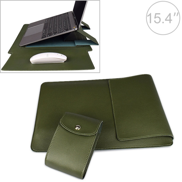 Bolsa de Transporte em Pele PU05 com Pequena Bolsa de Armazenamento, para Portátil de 13.3 polegadas, para Portátil de 14.1 polegadas, para Portátil de 15.4 polegadas