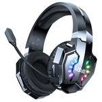 Auriculares Gaming ONIKUMA B15 com Bluetooth Tri-modo, 2.4G, Com Fios