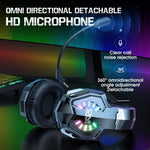 Auriculares Gaming ONIKUMA B15 com Bluetooth Tri-modo, 2.4G, Com Fios