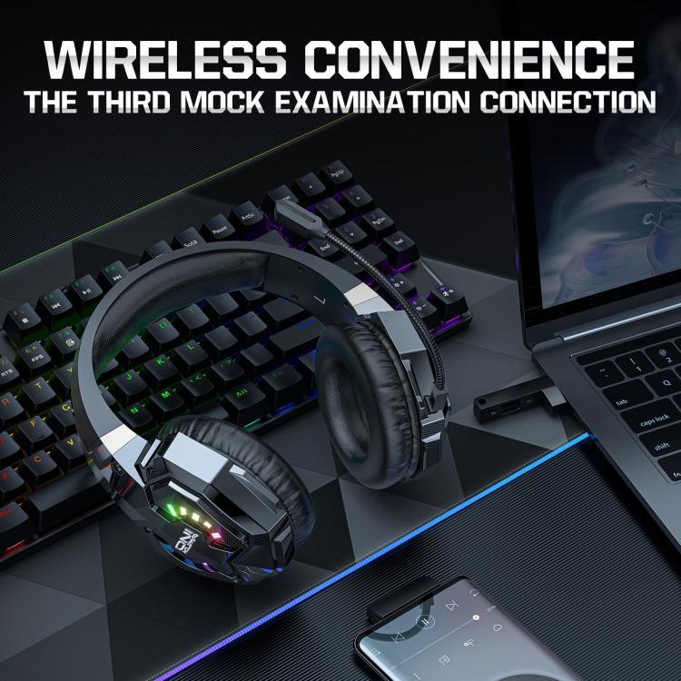 Auriculares Gaming ONIKUMA B15 com Bluetooth Tri-modo, 2.4G, Com Fios
