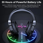 Auriculares Gaming ONIKUMA B15 com Bluetooth Tri-modo, 2.4G, Com Fios