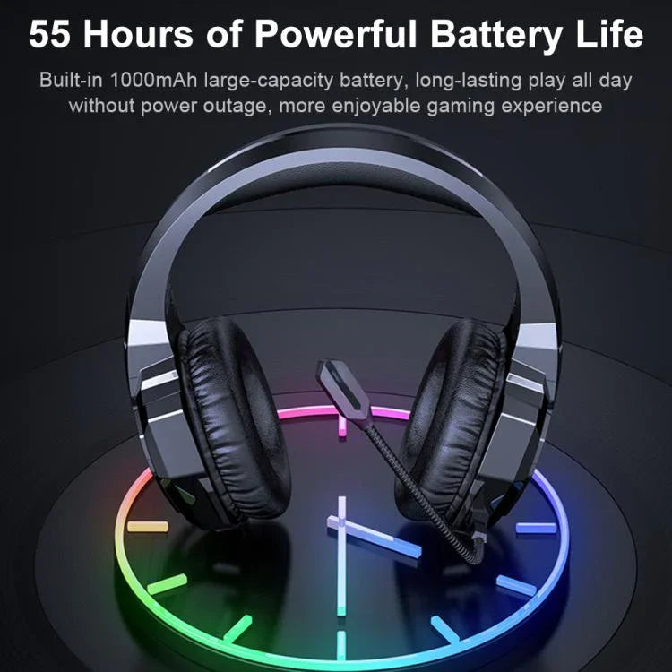 Auriculares Gaming ONIKUMA B15 com Bluetooth Tri-modo, 2.4G, Com Fios