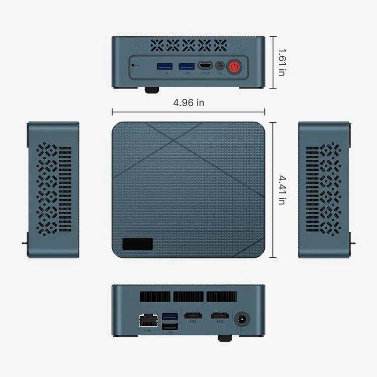 GXMO GN7 Mini PC Windows 11, Processador AMD Ryzen 5 3550H de 4 Núcleos, 16GB+512GB