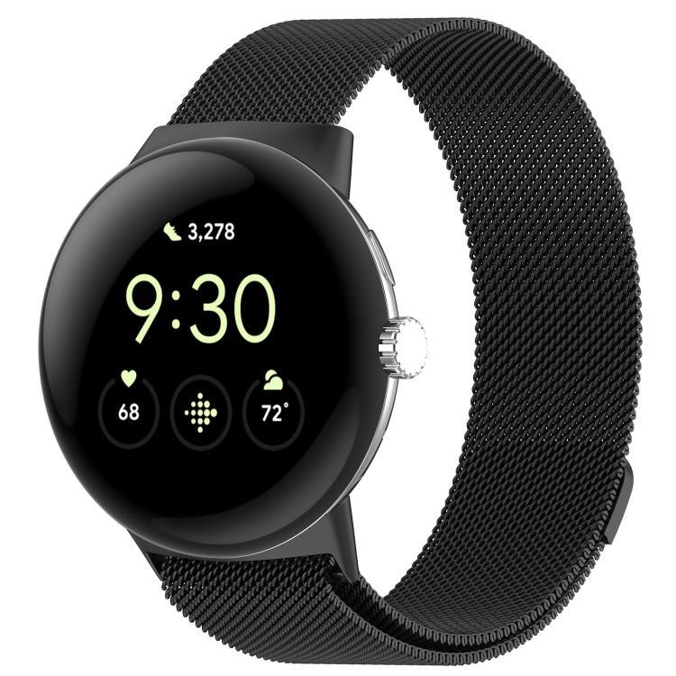 Pulseira Magnética de Metal Milanesa xDfind, Para Google Pixel Watch 4 / Watch 3 45mm, Para Google Pixel Watch 4 / 3 / 2 / 1 41mm