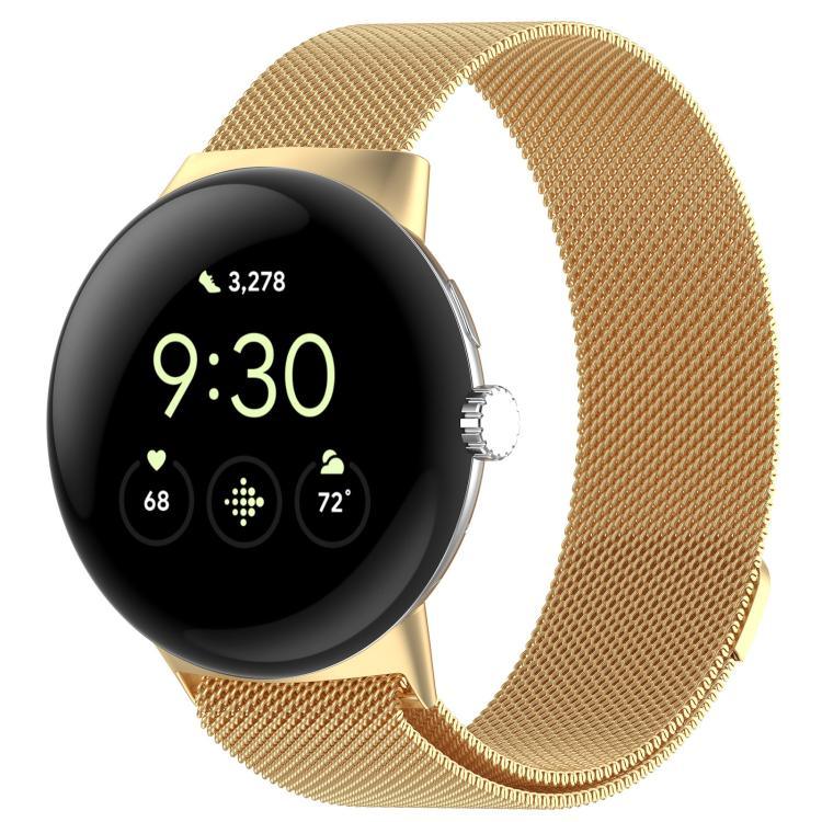 Pulseira Magnética de Metal Milanesa xDfind, Para Google Pixel Watch 4 / Watch 3 45mm, Para Google Pixel Watch 4 / 3 / 2 / 1 41mm