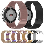 Pulseira Magnética de Metal Milanesa xDfind, Para Google Pixel Watch 4 / Watch 3 45mm, Para Google Pixel Watch 4 / 3 / 2 / 1 41mm