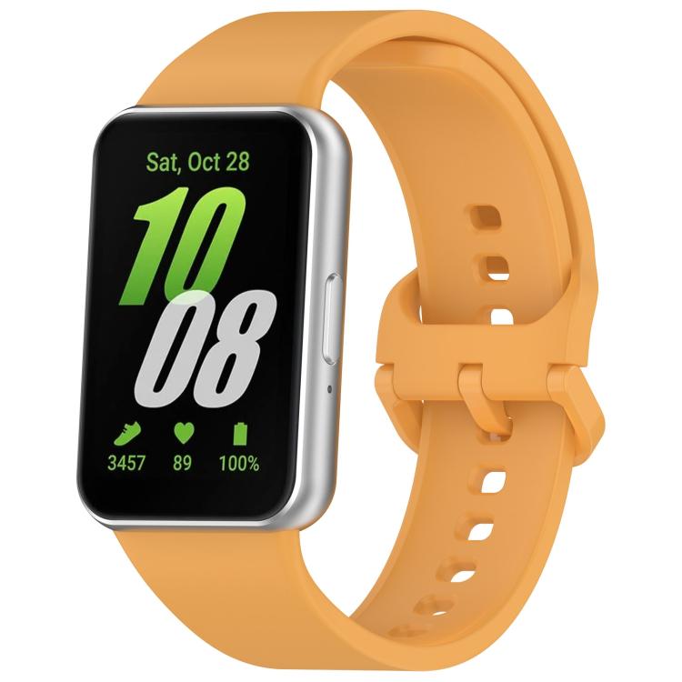 Correia de Relógio em Silicone com Fecho Colorido de Cor Sólida xDfind, Para Samsung Galaxy Fit3 SM-R390