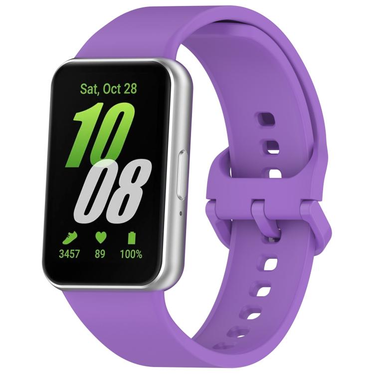 Correia de Relógio em Silicone com Fecho Colorido de Cor Sólida xDfind, Para Samsung Galaxy Fit3 SM-R390