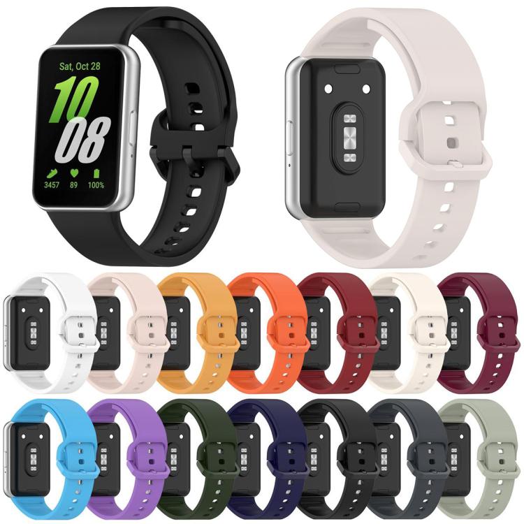 Correia de Relógio em Silicone com Fecho Colorido de Cor Sólida xDfind, Para Samsung Galaxy Fit3 SM-R390