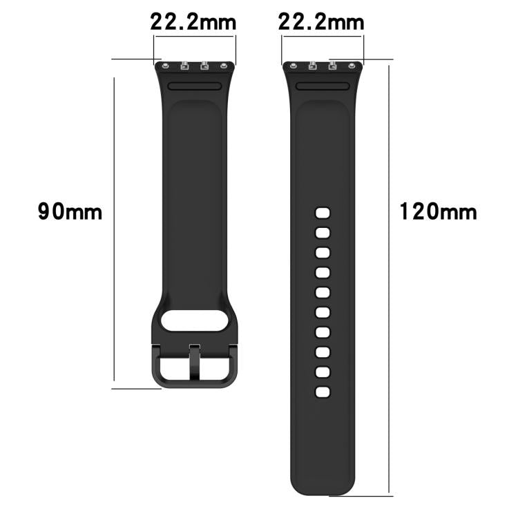 Correia de Relógio em Silicone com Fecho Colorido de Cor Sólida xDfind, Para Samsung Galaxy Fit3 SM-R390