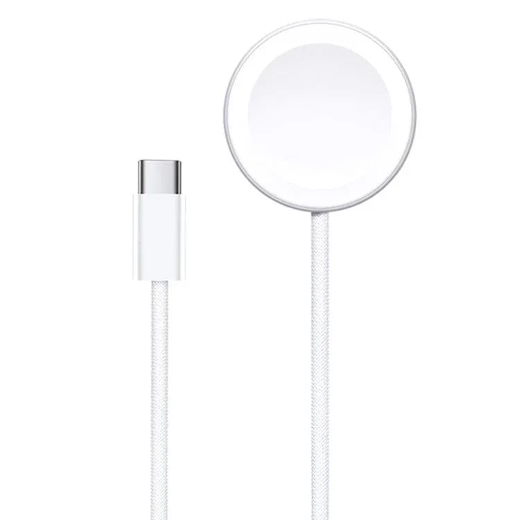 Carregador Sem Fios Magnético para Apple Watch Série xDfind com Caixa em Liga de Alumínio, Tipo-C, USB-A