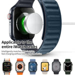 Carregador Sem Fios Magnético para Apple Watch Série xDfind com Caixa em Liga de Alumínio, Tipo-C, USB-A