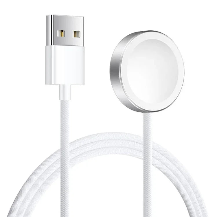 Carregador Sem Fios Magnético para Apple Watch Série xDfind com Caixa em Liga de Alumínio, Tipo-C, USB-A