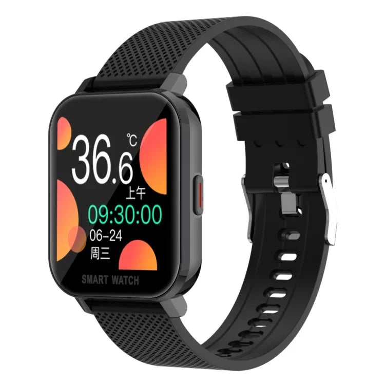 Relógio inteligente com ecrã TFT de 1,54 polegadas, impermeável IP67, tira de silicone desportiva para negócios, Suporta monitorização do sono / monitorização da frequência cardíaca / monitorização da pressão arterial, tira de silicone