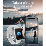 Relógio inteligente com ecrã TFT de 1,54 polegadas, impermeável IP67, tira de silicone desportiva para negócios, Suporta monitorização do sono / monitorização da frequência cardíaca / monitorização da pressão arterial, tira de silicone