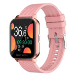 Relógio inteligente com ecrã TFT de 1,54 polegadas, impermeável IP67, tira de silicone desportiva para negócios, Suporta monitorização do sono / monitorização da frequência cardíaca / monitorização da pressão arterial, tira de silicone