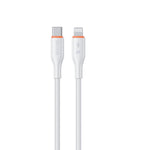 WK WDC-92 PD27W Cabo de Dados de Silicone Type-C para 8 Pinos, Comprimento: 1,2m, WDC-92