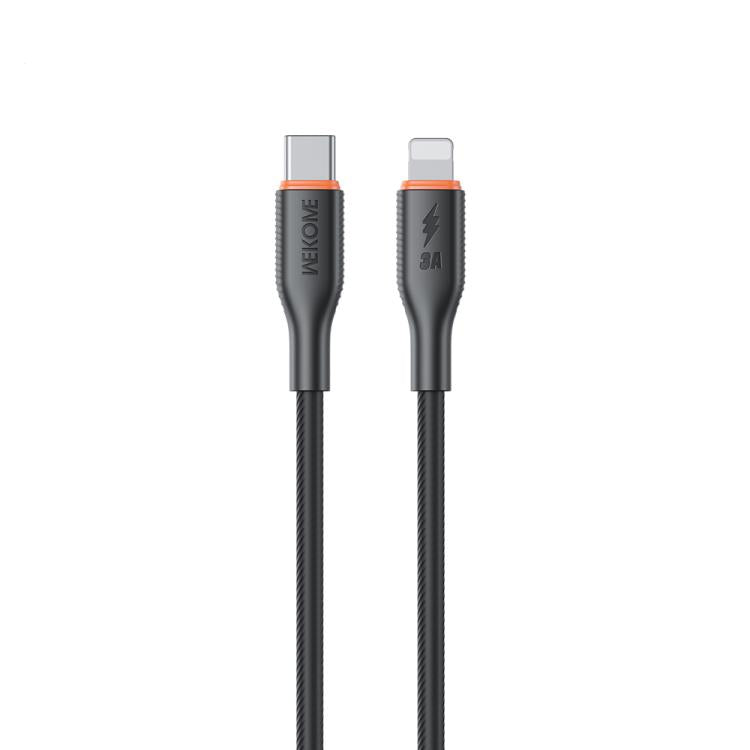 WK WDC-92 PD27W Cabo de Dados de Silicone Type-C para 8 Pinos, Comprimento: 1,2m, WDC-92
