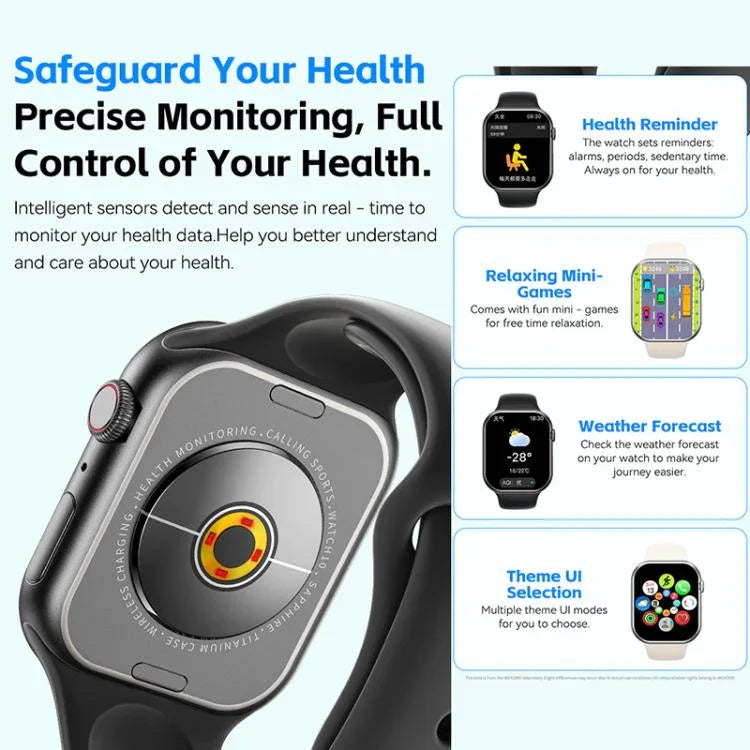 Smartwatch WK WH-08 Dreamer S, Ecrã de 2,01 polegadas, Suporta Chamadas BT