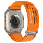 Correia de Relógio em Nylon Trançado com Fivela Metálica de Dupla Secção xDfind, Para Apple Watch 46mm / 49mm / 45mm / 44mm, Para Apple Watch 42mm / 41mm / 40mm / 38mm