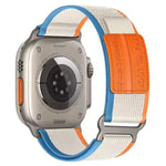 Correia de Relógio em Nylon Trançado com Fivela Metálica de Dupla Secção xDfind, Para Apple Watch 46mm / 49mm / 45mm / 44mm, Para Apple Watch 42mm / 41mm / 40mm / 38mm