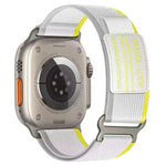 Correia de Relógio em Nylon Trançado com Fivela Metálica de Dupla Secção xDfind, Para Apple Watch 46mm / 49mm / 45mm / 44mm, Para Apple Watch 42mm / 41mm / 40mm / 38mm