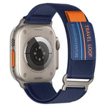 Correia de Relógio em Nylon Trançado com Fivela Metálica de Dupla Secção xDfind, Para Apple Watch 46mm / 49mm / 45mm / 44mm, Para Apple Watch 42mm / 41mm / 40mm / 38mm