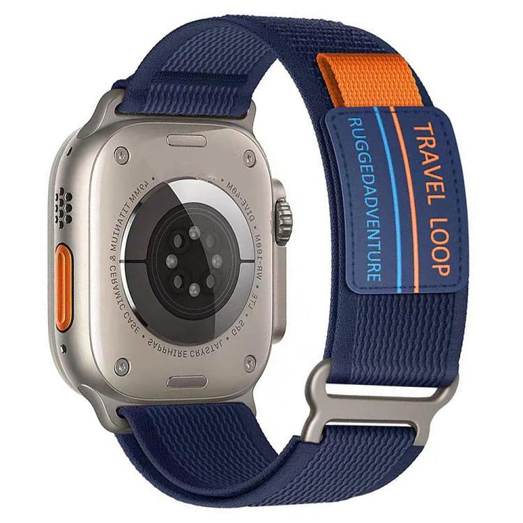 Correia de Relógio em Nylon Trançado com Fivela Metálica de Dupla Secção xDfind, Para Apple Watch 46mm / 49mm / 45mm / 44mm, Para Apple Watch 42mm / 41mm / 40mm / 38mm