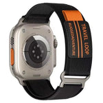 Correia de Relógio em Nylon Trançado com Fivela Metálica de Dupla Secção xDfind, Para Apple Watch 46mm / 49mm / 45mm / 44mm, Para Apple Watch 42mm / 41mm / 40mm / 38mm