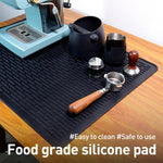 Tapete de Silicone Multiuso para Máquina de Café, Almofada Isolante Antiderrapante para Drenagem, Tamanho: 71 x 50cm