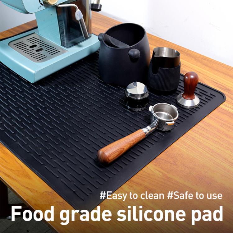 Tapete de Silicone Multiuso para Máquina de Café, Almofada Isolante Antiderrapante para Drenagem, Tamanho: 71 x 50cm