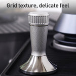 Martelo de prensagem para pó de café em aço inoxidável, pó de tecido, textura de malha 53,3mm, textura de malha 53,3mm com agulha, textura de malha 58,3mm, textura de malha 58,3mm com agulha